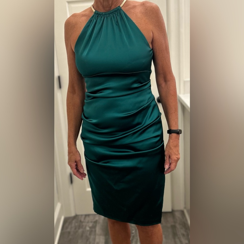 Cache Emerald Green Dress